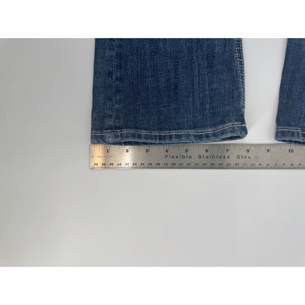 Rock and Roll Denim Girls Bootcut Jeans Dark Wash Adjustable Waist Size 10 - Picture 9 of 13